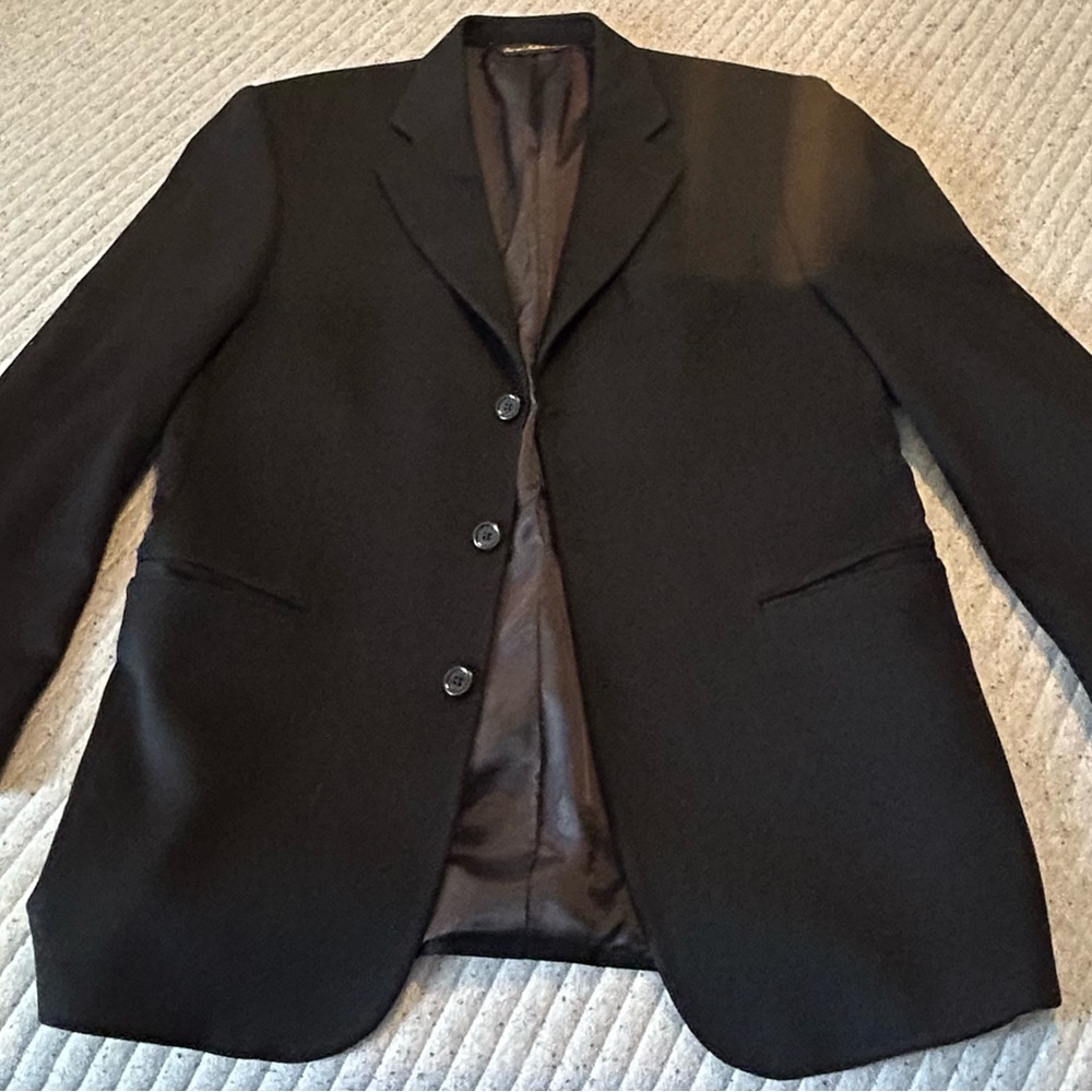 Classic Black Mens Cashmere Jacket